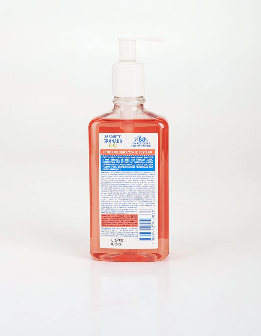 Sabonete Líquido de Glicerina Granado Bebê Calêndula 250ml - Image 4
