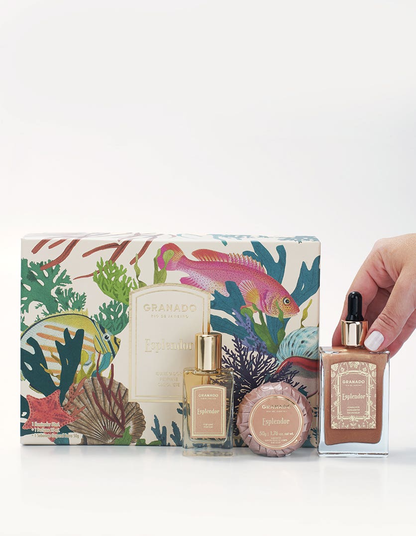 Kit Iluminador + Perfume + Sabonete em Barra Esplendor - Image 3