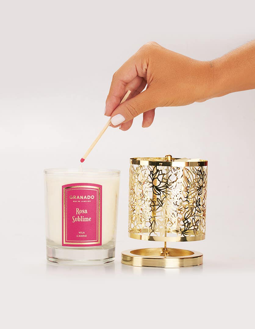Kit Vela & Lanterna Rosa Sublime - Image 3