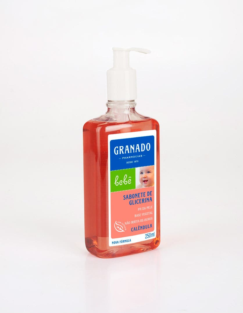 Sabonete Líquido de Glicerina Granado Bebê Calêndula 250ml - Image 3