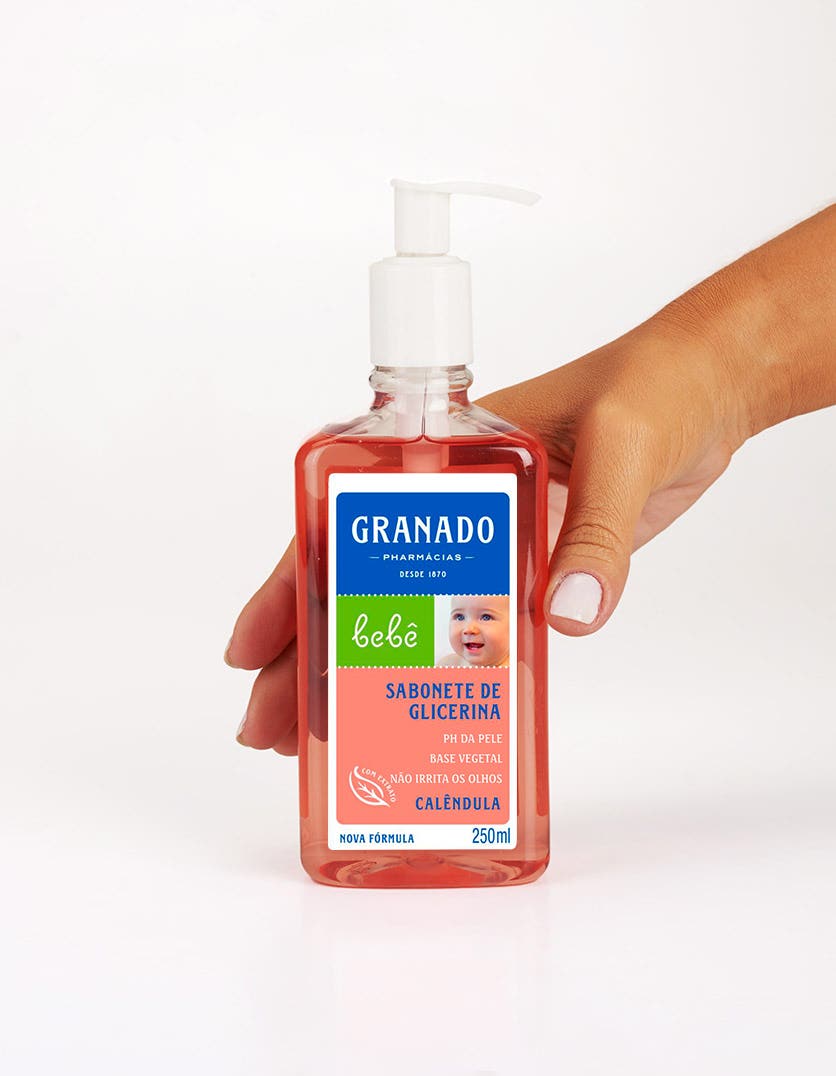 Sabonete Líquido de Glicerina Granado Bebê Calêndula 250ml - Image 2