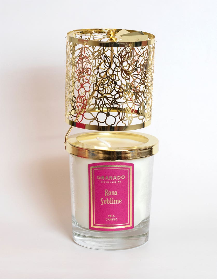 Kit Vela & Lanterna Rosa Sublime - Image 2